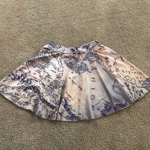 Lord of the Rings Map Skirt
